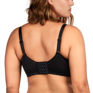 Foto 2 | Foto 2 | Sujetador Minizer Hsia Talla Grande Con Aros Cobertura Total Negro - Venta Internacional.