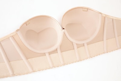 Foto 6 | Foto 6 | Sujetador Sea Bbot Para Mujer  Largo  Sin Tirantes  Beige Claro  32d - Venta Internacional.