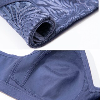 Foto 6 | Foto 6 | Bra Deyllo Para Mujer Cobertura Total Talla Grande 40d Azul Oscuro - Venta Internacional.