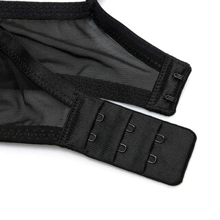 Foto 7 | Foto 7 | Bra Wingslove Encaje Transparente Sin Forro Cobertura Total Negro - Venta Internacional.