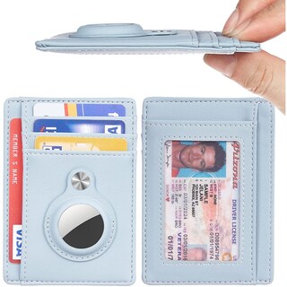 Foto 2 | Foto 2 | Billetera Rfid Seguridad Café Airtag Tarjetero - Venta Internacional.