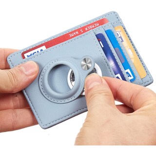Foto 3 | Foto 3 | Billetera Rfid Seguridad Café Airtag Tarjetero - Venta Internacional.