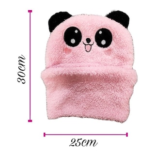 Foto 6 | Foto 6 | Gorro De Invierno Con Diseño De Bebé Niño/panda Con Cuello Algodón Marrón - Venta Internacional.