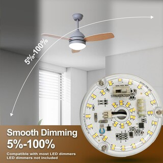 Foto 2 | Foto 2 | Panel De Repuesto Para Ventilador De Techo Pcb Ansen Paquete De 4 18 W - Venta Internacional.
