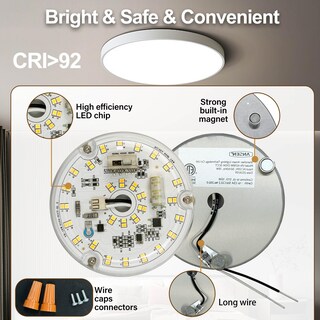 Foto 4 | Foto 4 | Panel De Repuesto Para Ventilador De Techo Pcb Ansen Paquete De 4 18 W - Venta Internacional.