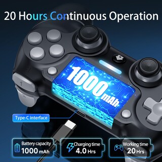 Foto 5 | Foto 5 | Pack De Mando Inalámbrico Matbip 2 Para Ps4 Con Doble Vibración - Venta Internacional.