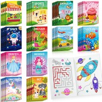 Libros Para Colorear Benlouis Party Favors Para Niños De 4 A 12 Años (48) - Venta Internacional.