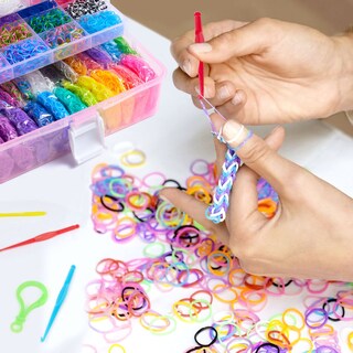 Foto 4 | Foto 4 | Kit De Recarga De Gomas Para Telar Inscraft 17500+ Con Contenedor Para Niños - Venta Internacional.