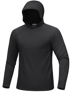 Foto 1 | Foto 1 | Camisa De Protección Uv Magcomsen Para Hombre De Manga Larga Negra M - Venta Internacional.