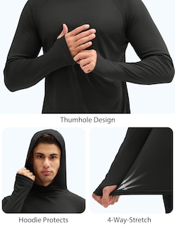 Foto 6 | Foto 6 | Camisa De Protección Uv Magcomsen Para Hombre De Manga Larga Negra M - Venta Internacional.