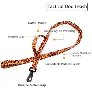 Foto 3 | Foto 3 | Set Táctico De Collar Y Correa Para Perro Xqpetlihai Leopard S - Venta Internacional.