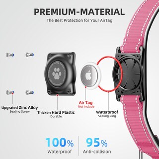 Foto 3 | Foto 3 | Collar De Perro Furrigo Airtag Holder Impermeable Para Apple Airtag - Venta Internacional.
