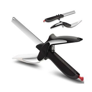 Foto 4 | Foto 4 | Tijeras De Cocina Clever Cutter Acero Inoxidable Color Negro - Venta Internacional.