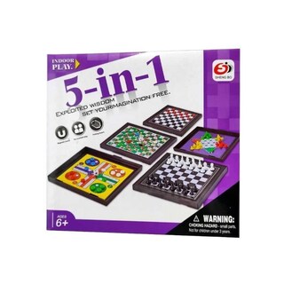 Foto 1 | Foto 1 | Juego Magnético 5 En 1 De Ludo Para Mujer Ajedrez Ajedrez Damas Chino - Venta Internacional.