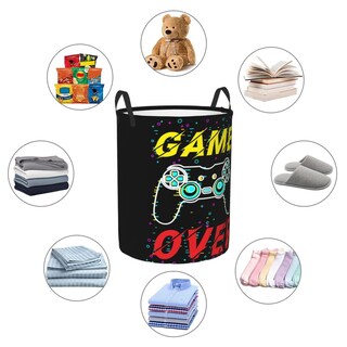 Foto 5 | Foto 5 | Laundry Hamper Gbuzozie Gamer Round 62 L Con Joystick De Juego - Venta Internacional.