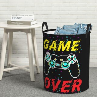 Foto 7 | Foto 7 | Laundry Hamper Gbuzozie Gamer Round 62 L Con Joystick De Juego - Venta Internacional.