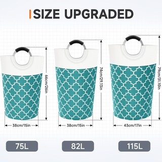 Foto 2 | Foto 2 | Cesta De Lavandería Fabspace Grande Plegable Impermeable 115 L - Venta Internacional.