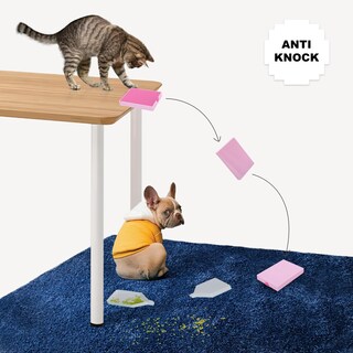 Foto 3 | Foto 3 | Bandejas Para Contenedores De Almacenamiento Cateared Trabricks 20 Unidades Color Rosa Claro - Venta Internacional.