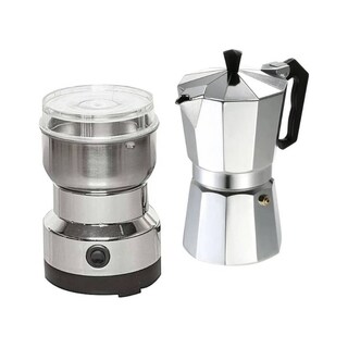 Foto 1 | Foto 1 | Molinillo Eléctrico Para Cafetera 300 W 3 Tazas Aluminio - Venta Internacional.