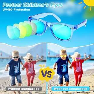 Foto 3 | Foto 3 | Gafas De Sol Aileho Kids Con Protección Uv400 32 Paquetes De 3 A 8 Años - Venta Internacional.