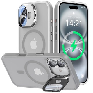 Foto 1 | Foto 1 | Funda De Teléfono Vofata Mejorada Para Iphone 16 Con Funda De Cámara Gris - Venta Internacional.