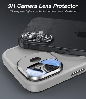 Foto 2 | Foto 2 | Funda De Teléfono Vofata Mejorada Para Iphone 16 Con Funda De Cámara Gris - Venta Internacional.