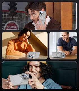 Foto 6 | Foto 6 | Funda De Teléfono Vofata Mejorada Para Iphone 16 Con Funda De Cámara Gris - Venta Internacional.