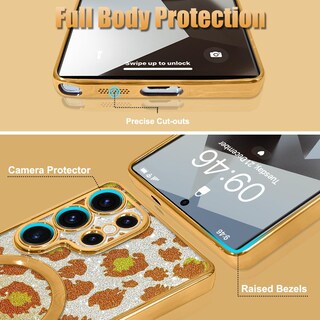 Foto 4 | Foto 4 | Funda Illians Fit Para Samsung Galaxy S25 Ultra 6.9'' Color Dorado - Venta Internacional.