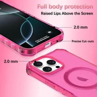 Foto 3 | Foto 3 | Funda Magnética Ziye Para Iphone 16 Pro Max Color Rosa Intenso - Venta Internacional.