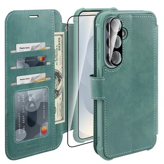 Foto 7 | Foto 7 | Funda Tipo Cartera Vanavagy Para Samsung Galaxy S25+ Con Rfid Color Verde - Venta Internacional.