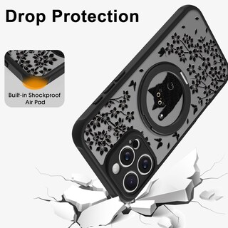 Foto 6 | Foto 6 | Funda Heaofei Cute Para Iphone 16 Pro Con Soporte Y Magsafe - Venta Internacional.