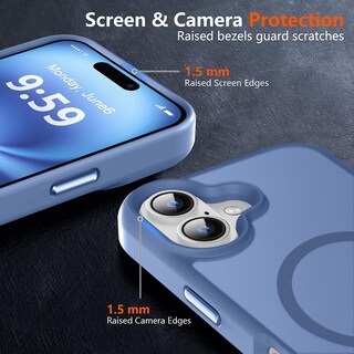 Foto 5 | Foto 5 | Funda Mocca Strong Magnetic Para Iphone 16 6.1 Azul - Venta Internacional.