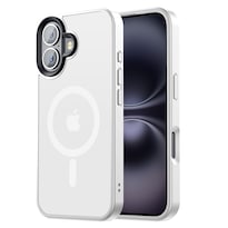 Funda Protectora Tigowos Compatible Con Iphone 16 Plus Color Blanco - Venta Internacional.