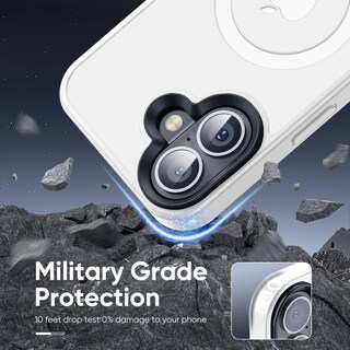 Foto 3 | Foto 3 | Funda Protectora Tigowos Compatible Con Iphone 16 Plus Color Blanco - Venta Internacional.