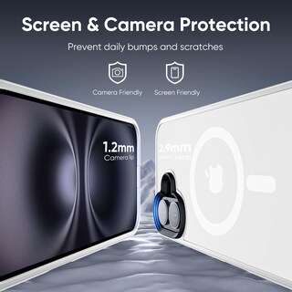 Foto 5 | Foto 5 | Funda Protectora Tigowos Compatible Con Iphone 16 Plus Color Blanco - Venta Internacional.