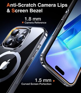 Foto 6 | Foto 6 | Funda Para Teléfono Chicfun Magnética 3 En 1 Con Soporte Para Anillas Y Soporte Para Iphone 16 Pro Max - Venta Internacional.