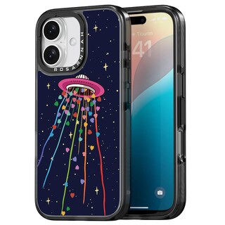 Foto 1 | Foto 1 | Funda Para Teléfono Rosarnnah Compatible Con Iphone 16 6.1 Color Negro - Venta Internacional.