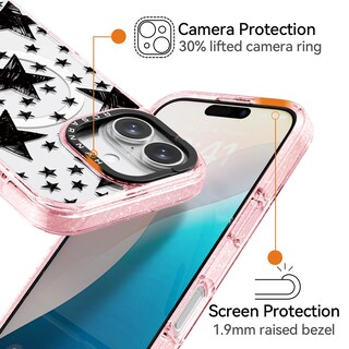 Foto 3 | Foto 3 | Funda Magnética Rosarnnah Para Iphone 16 A Prueba De Golpes Rosa - Venta Internacional.