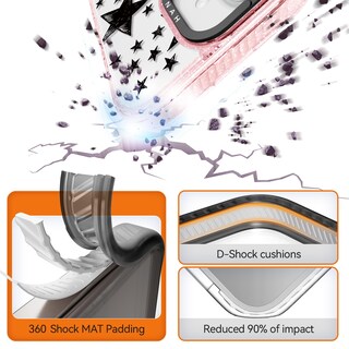 Foto 4 | Foto 4 | Funda Magnética Rosarnnah Para Iphone 16 A Prueba De Golpes Rosa - Venta Internacional.