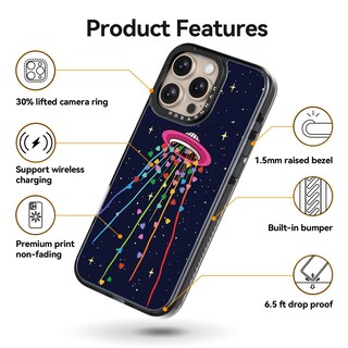 Foto 4 | Foto 4 | Funda De Teléfono Rosarnnah Compatible Con Iphone 16 Pro - Negra - Venta Internacional.