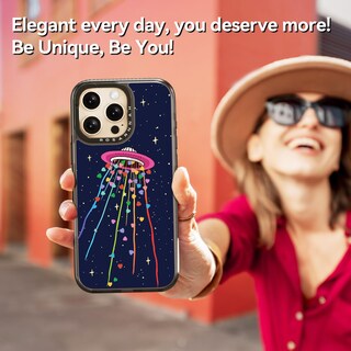 Foto 6 | Foto 6 | Funda De Teléfono Rosarnnah Compatible Con Iphone 16 Pro - Negra - Venta Internacional.