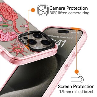 Foto 3 | Foto 3 | Funda De Teléfono Rosarnnah Compatible Con Iphone 15 Pro Max Tiger - Venta Internacional.