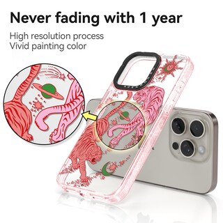 Foto 5 | Foto 5 | Funda De Teléfono Rosarnnah Compatible Con Iphone 15 Pro Max Tiger - Venta Internacional.