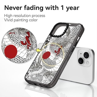 Foto 4 | Foto 4 | Funda De Teléfono Rosarnnah Compatible Con Iphone 14 6.1 Negra - Venta Internacional.