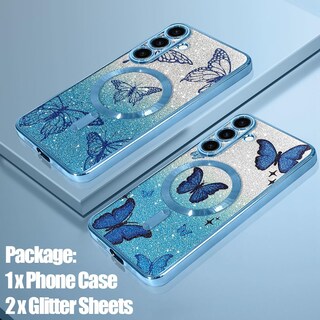 Foto 2 | Foto 2 | Funda De Teléfono Illians Fit Para Samsung Galaxy S25 De 6.2 Pulgadas Azul Para Mujer - Venta Internacional.