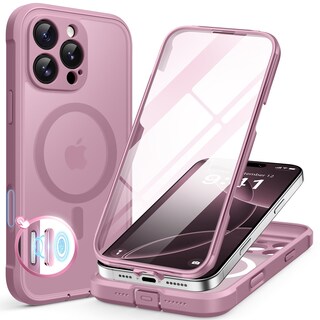 Foto 1 | Foto 1 | Funda De Teléfono Berfy Magnetic Para Iphone 16 Pro Max Palevioletred - Venta Internacional.