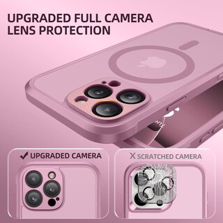 Foto 4 | Foto 4 | Funda De Teléfono Berfy Magnetic Para Iphone 16 Pro Max Palevioletred - Venta Internacional.