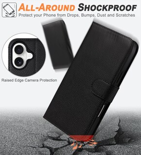 Foto 7 | Foto 7 | Funda Tipo Cartera Desmontable Mefon Para Iphone 16 Con Tapa Magnética - Venta Internacional.