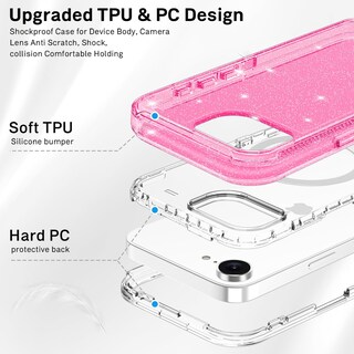 Foto 2 | Foto 2 | Funda De Teléfono I-honva Para Iphone 16e 2025 Transparente A Prueba De Golpes - Venta Internacional.