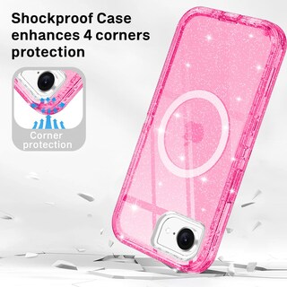 Foto 6 | Foto 6 | Funda De Teléfono I-honva Para Iphone 16e 2025 Transparente A Prueba De Golpes - Venta Internacional.